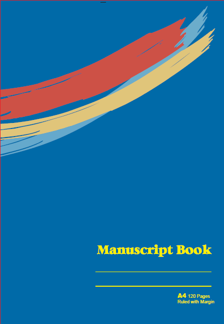(Available May) Manuscript Book A4 120Pg BH-1957
