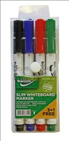 [O/S] Whiteboard Markers Slim 4pk WB-6524 Supreme