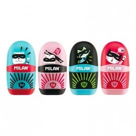 Sharpener and Eraser capsule Super Heros Milan