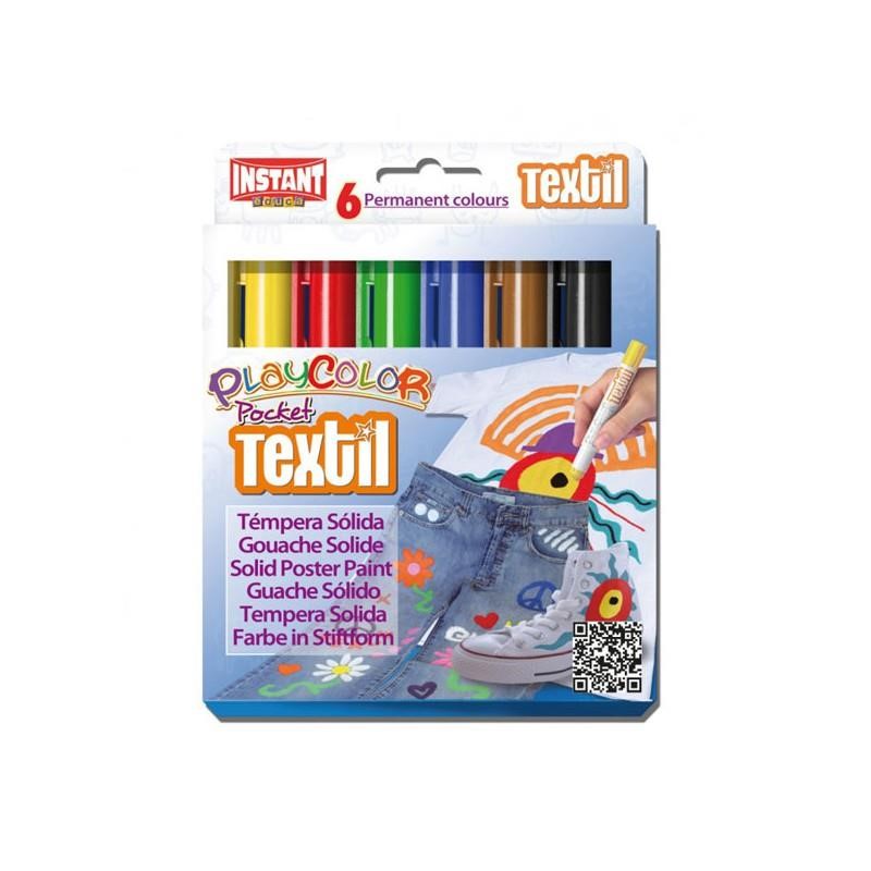 Play Color Pocket Textil 6 pack