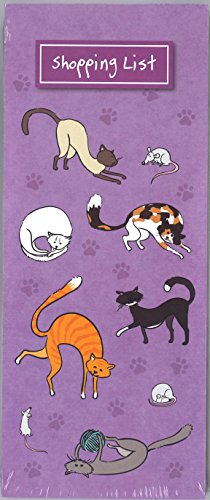 Crazy Cats Shopping List Magnetic