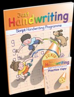 Just Handwriting Junior Infants Script  + Practice Copy