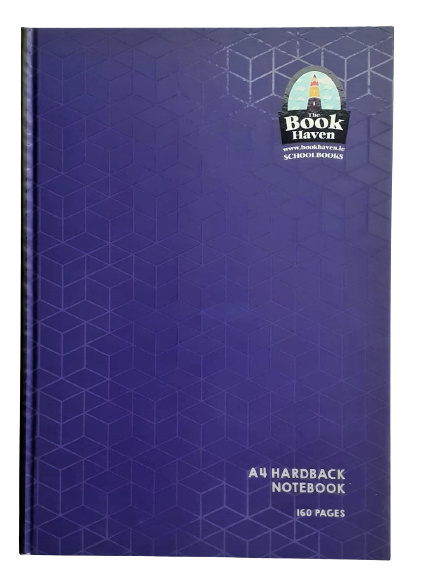 Hardback A4 160pg (Blue) Bh-1343 Book Haven