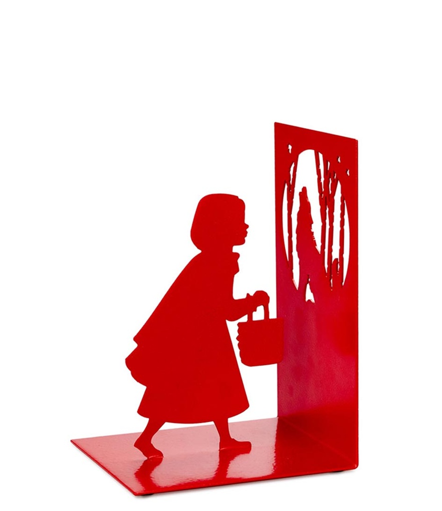Bookend - Little Red - Red - Metal