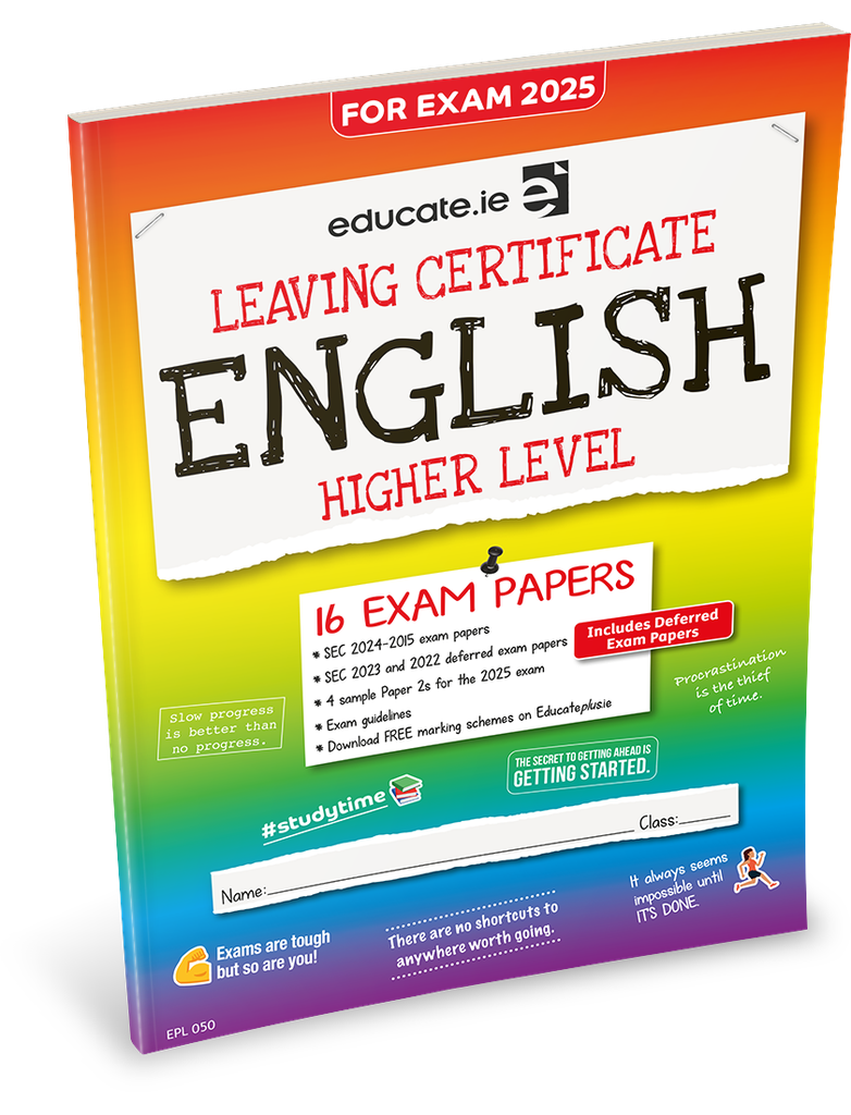 [OLD EDITION] Educate.ie LC English HL Exam Papers 2025