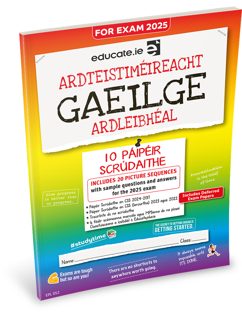 [OLD EDITION] Educate.ie LC Gaeilge HL Exam Papers 2025