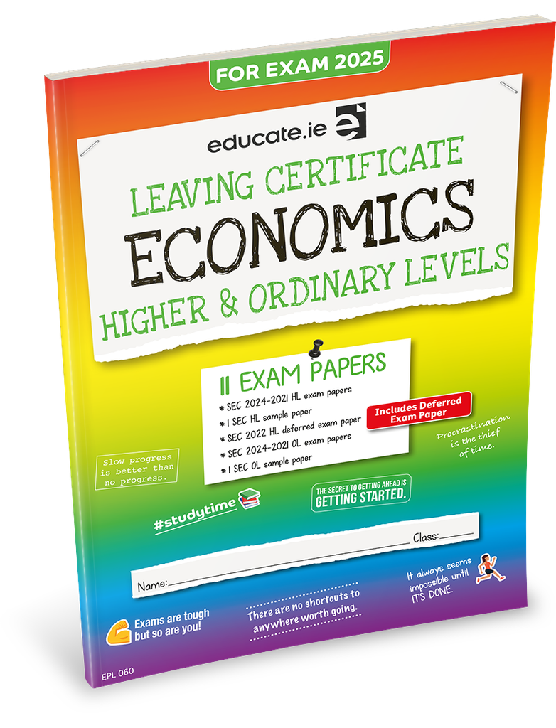 [OLD EDITION] Educate.ie LC Economics HL & OL Exam Papers 2025