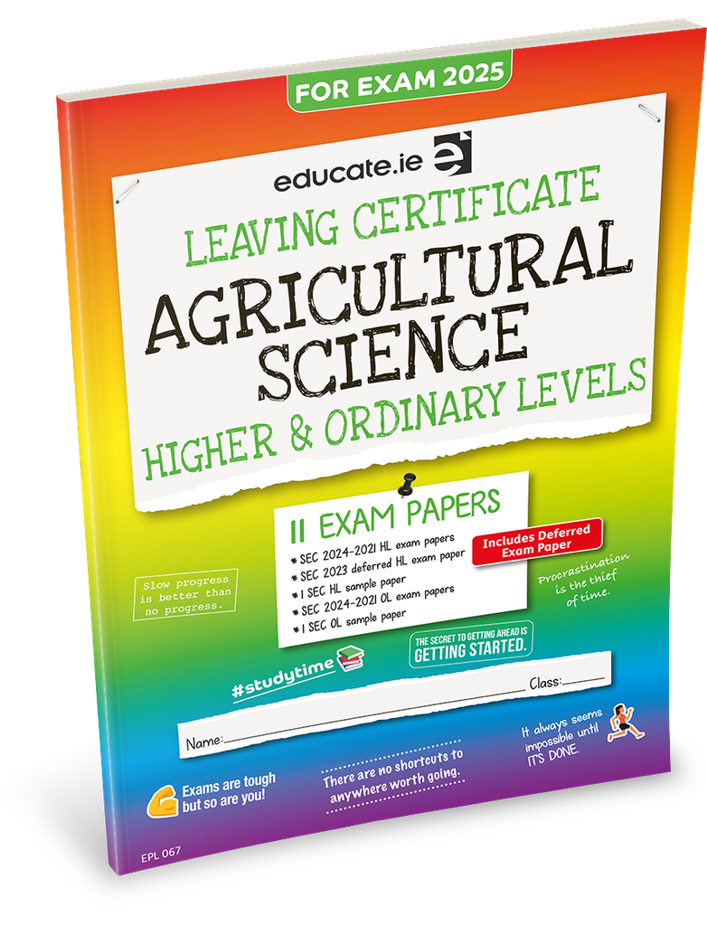 [OLD EDITION] Educate.ie LC Agricultural Science HL & OL Exam Papers 2025