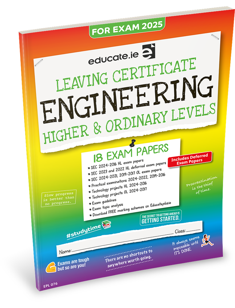 [OLD EDITION] Educate.ie LC Engineering HL & OL Exam Papers 2025