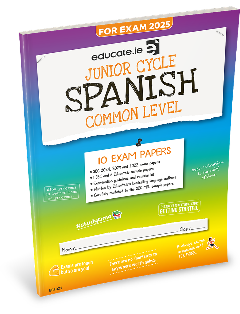 [OLD EDITION] Educate.ie JC Spanish Common Level Exam Papers 2025