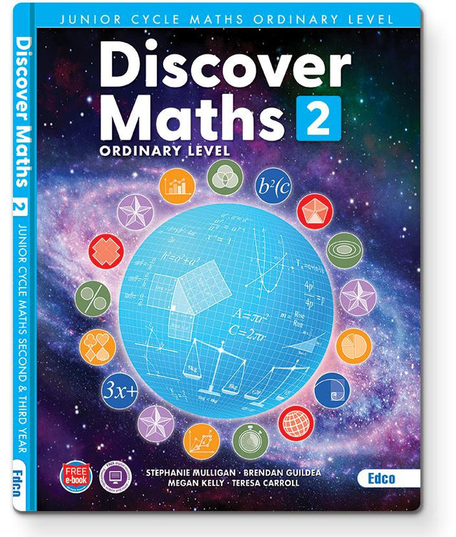 Discover Maths 2 - Ordinary Level (2nd & 3rd Year) 2025 Edition