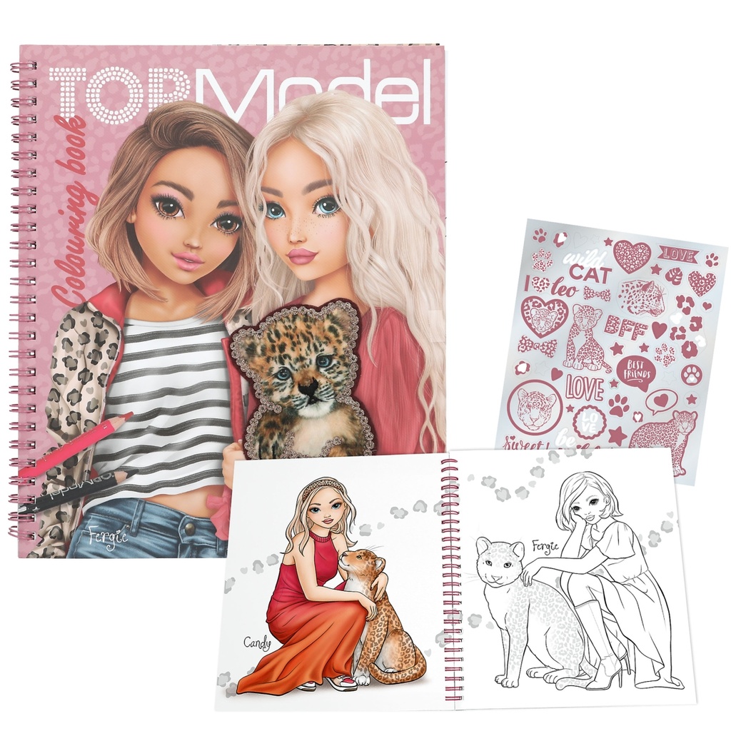 TOPModel Colouring Book LEOHEART