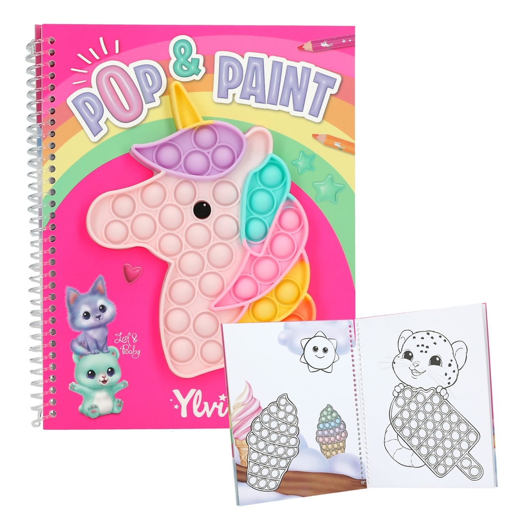 Ylvi Pop & Paint Colouring Book