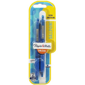 Pen Blue Ballpoint 2 Pack Inkjoy 300 Paper Mate