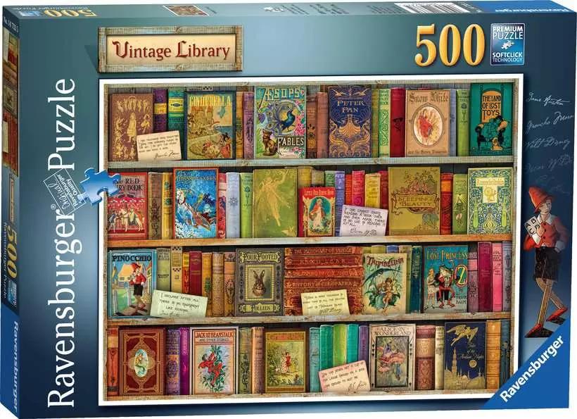 Puzzle Vintage Library 500 pcs Ravensburger
