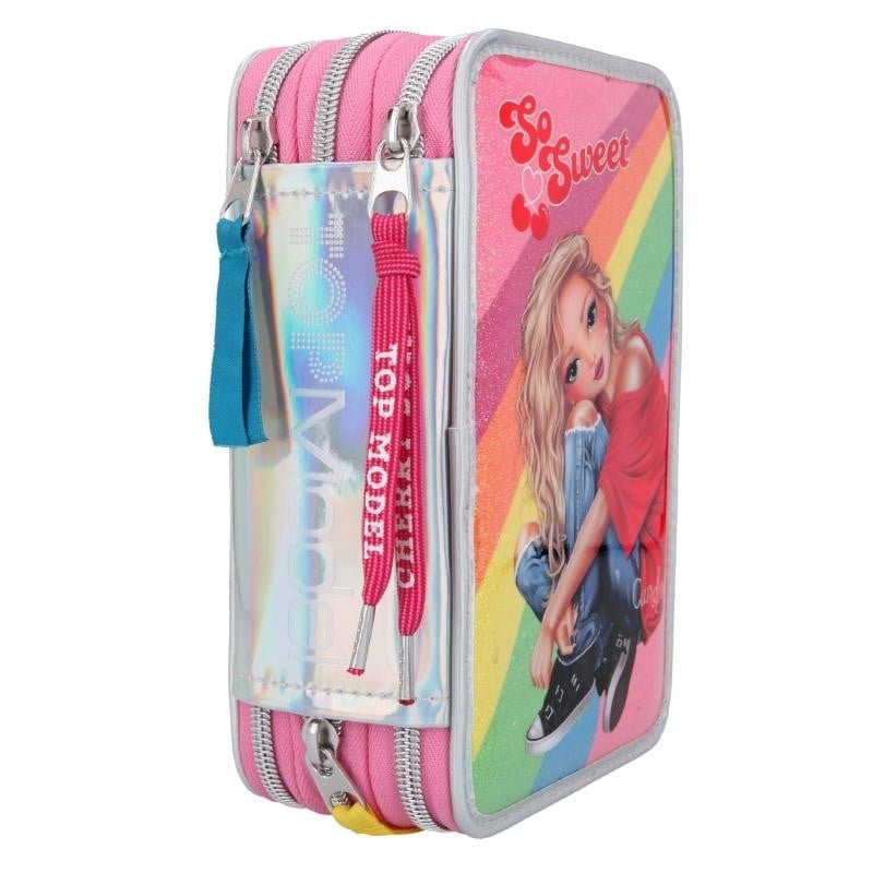 Pencil Case Triple Top Model Filled