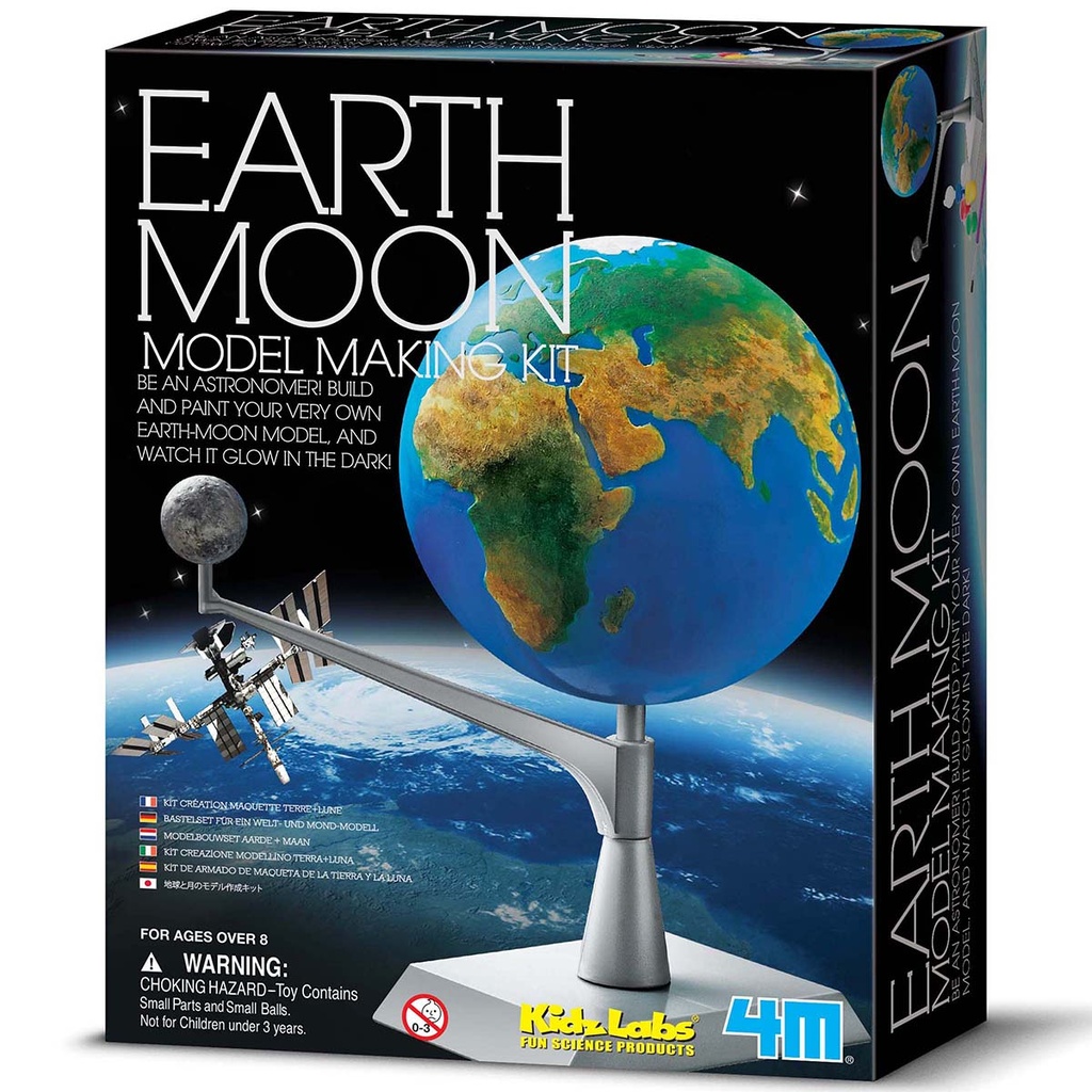 Kidz Labs - Earth Moon Model Making Kit 4M
