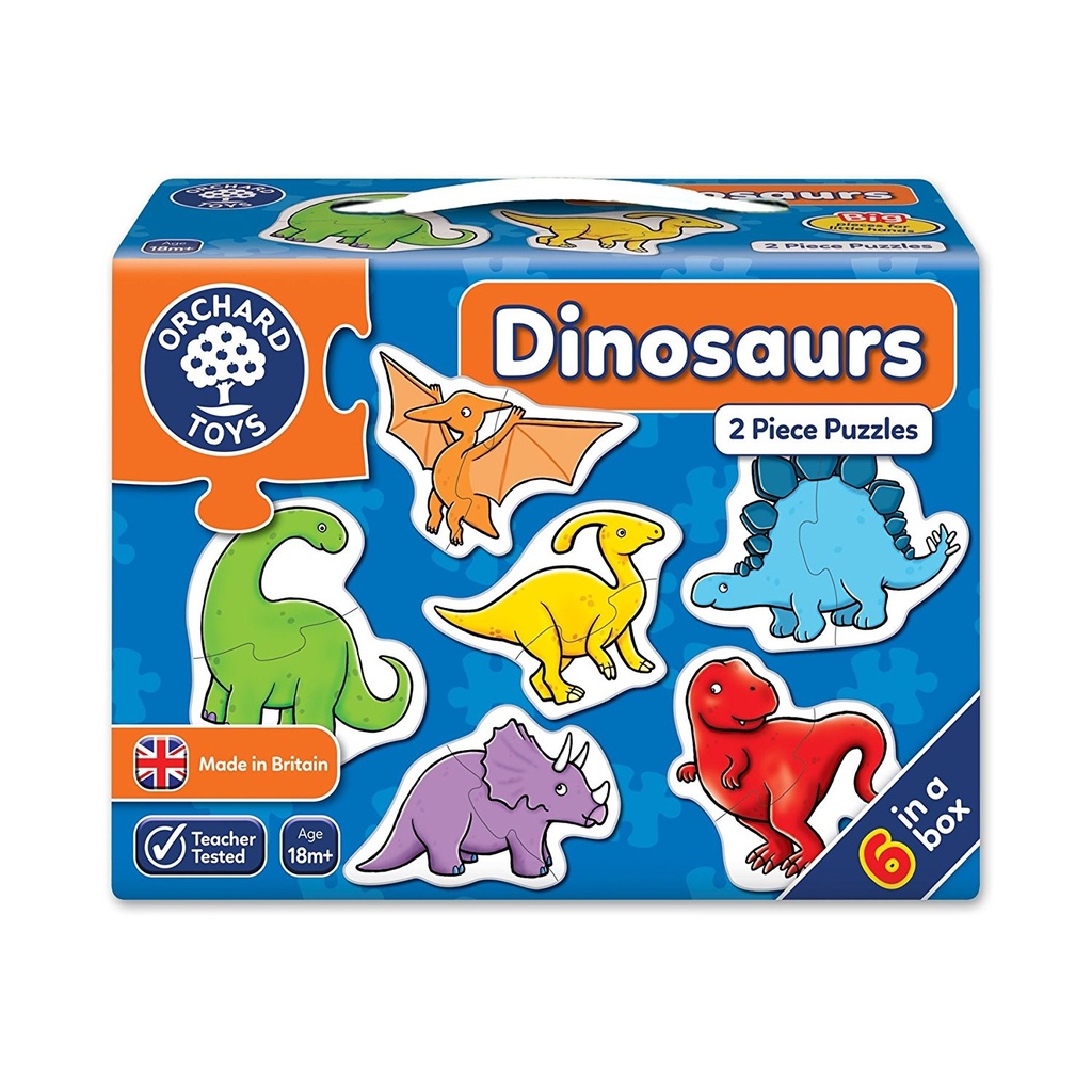 Dinosaurs 2pc Puzzles Orchard Toys * (Jigsaw)