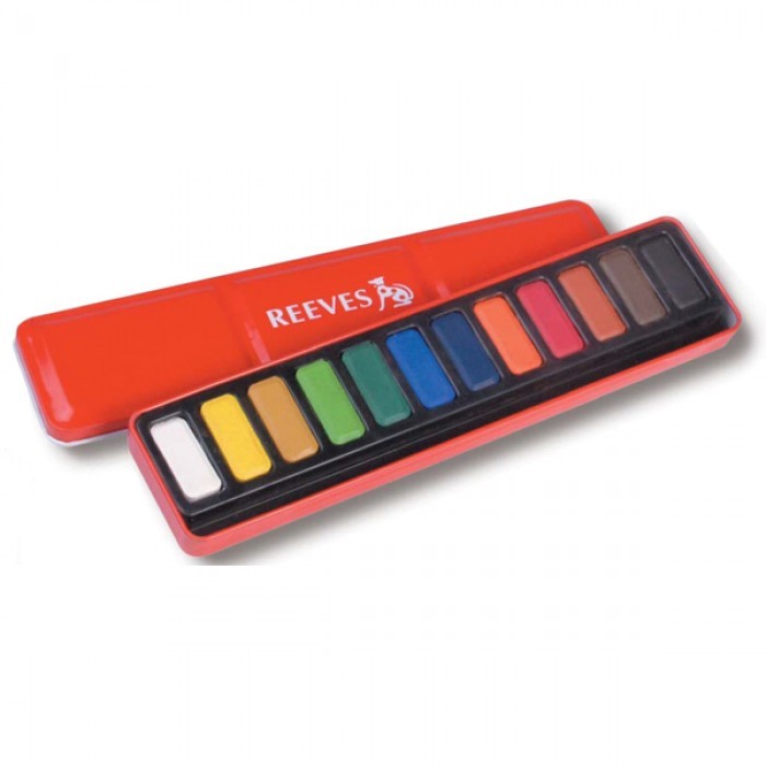 [N/A] Watercolour 12pk Red Tin Reeves