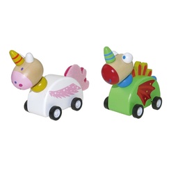 [5038728143360] Unicorn or Dragon Wooden Pull Back