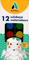 [8681241086859] Watercolour Paints 12 Adel