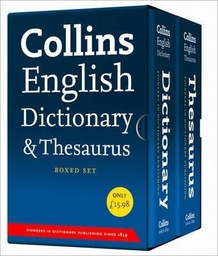 [9780007428625] Collins English Dictionary and Thesaurus Box Set