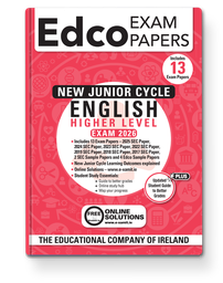 [9780861676347] [N/A][O/P] 2026 Edco ENGLISH JC HL EXAM PAPERS
