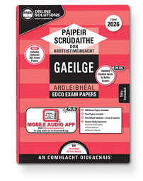 [9780861678518] [N/A][O/P] 2026 Edco IRISH LC HL EXAM PAPERS