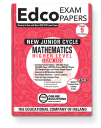 [9780861679645] [N/A] [O/P] 2026 Edco Maths JC HL Exam Papers