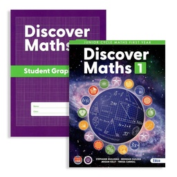[9781802301724] Discover Maths 1 3rd Edition (SET) Text + Student Activity Bk + Graph Copy + FREE e-book (1st Year OL & HL) 