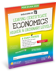 [9781916832442] [OLD EDITION] Educate.ie LC Economics HL & OL Exam Papers 2025