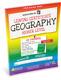 [9781916832466] [OLD EDITION] Educate.ie LC Geography HL Exam Papers 2025