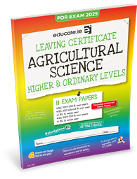 [9781916832510] [OLD EDITION] Educate.ie LC Agricultural Science HL & OL Exam Papers 2025