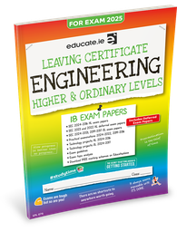 [9781916832596] [OLD EDITION] Educate.ie LC Engineering HL & OL Exam Papers 2025