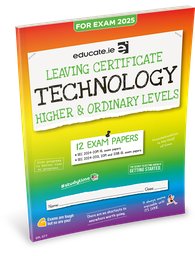 [9781916832602] [OLD EDITION] Educate.ie LC Technology HL & OL Exam Papers 2025
