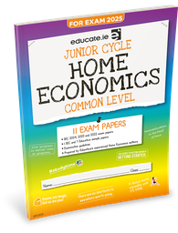 [9781916832251] [OLD EDITION] Educate.ie JC Home Economics Common Level Exam Papers 2025
