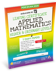 [9781916832718] [OLD EDITION] Educate.ie LC Applied Mathematics HL & OL Exam Papers 2025