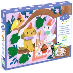 [3070900000674] Foam Collage – Sparkling Parties - Djeco