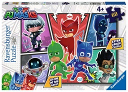 [4005556050680] Puzzle PJ Masks Glow In The Dark 60pcs